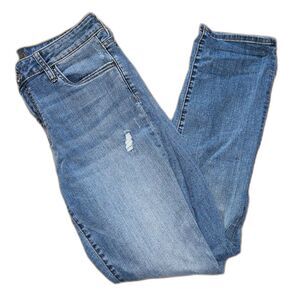 KUT FROM THE KLOTH Catherine Boyfriend Cut Slightly Distressed Jeans Size 10